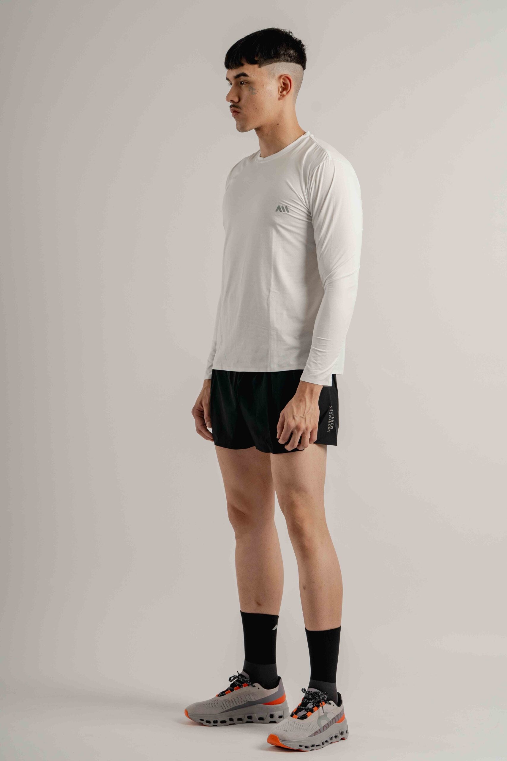 Camiseta Running Manga Larga Hombre Anonymus Morning Performance