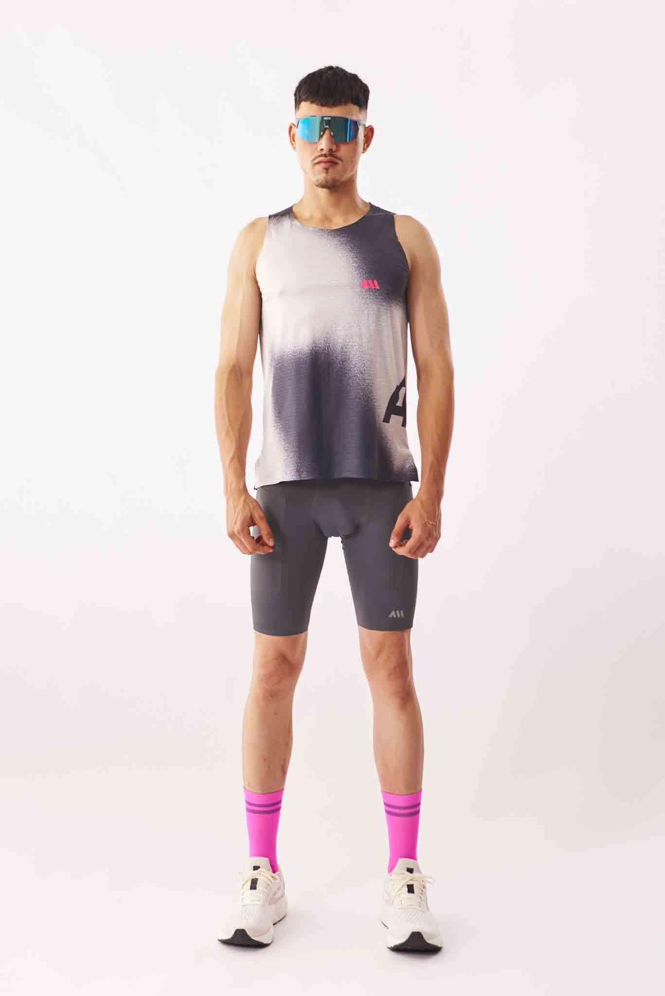 Licra Running Hombre Anonymus Morning Race Speed Biker