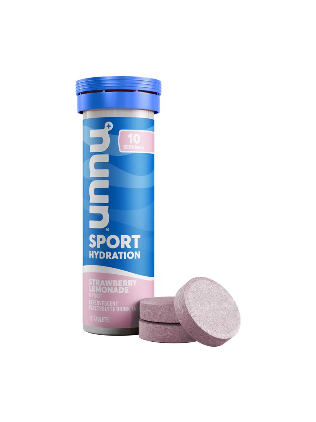 Nuun Sport Hydration Strawberry Lemonade Tablets – Tubo x 10 unidades