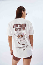 Camiseta oversize blanca unisex estilo deportivo – Oversize Tee 33 grados