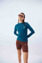 Camiseta Running Manga Larga Mujer Anonymus Morning Performance