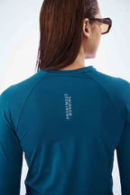 Camiseta Running Manga Larga Mujer Anonymus Morning Performance