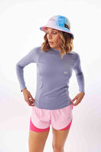 Camiseta Running Manga Larga Mujer Anonymus Morning Performance