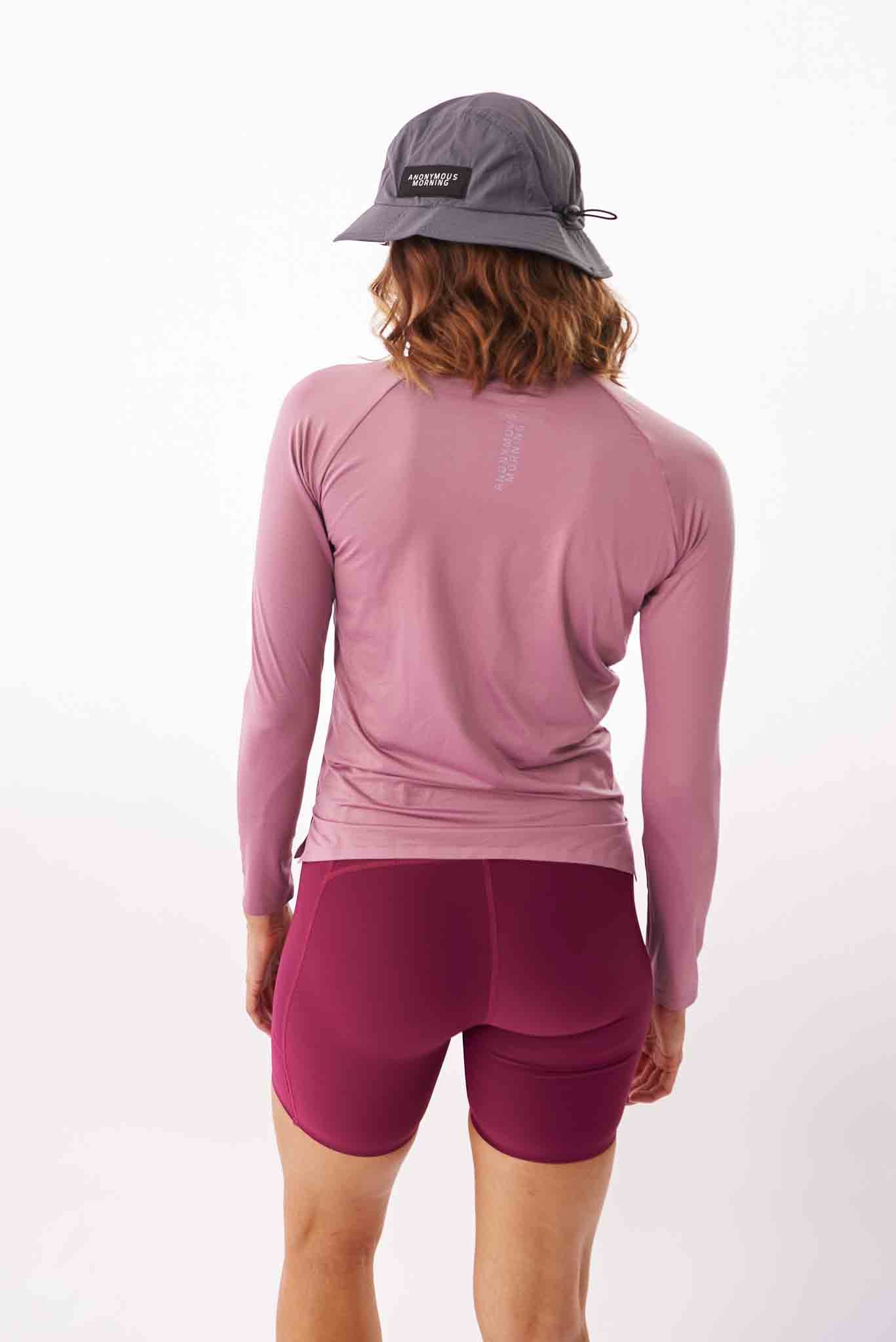 Camiseta Running Manga Larga Mujer Anonymus Morning Performance