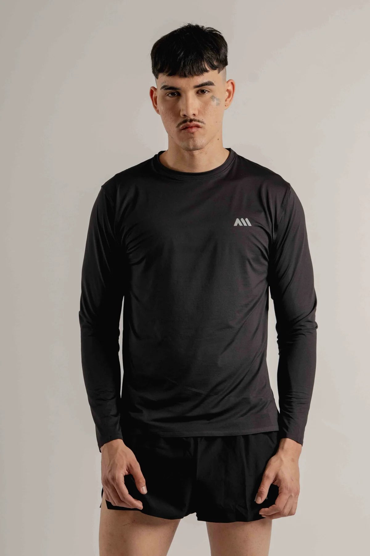 Camiseta Running Manga Larga Hombre Anonymus Morning Performance