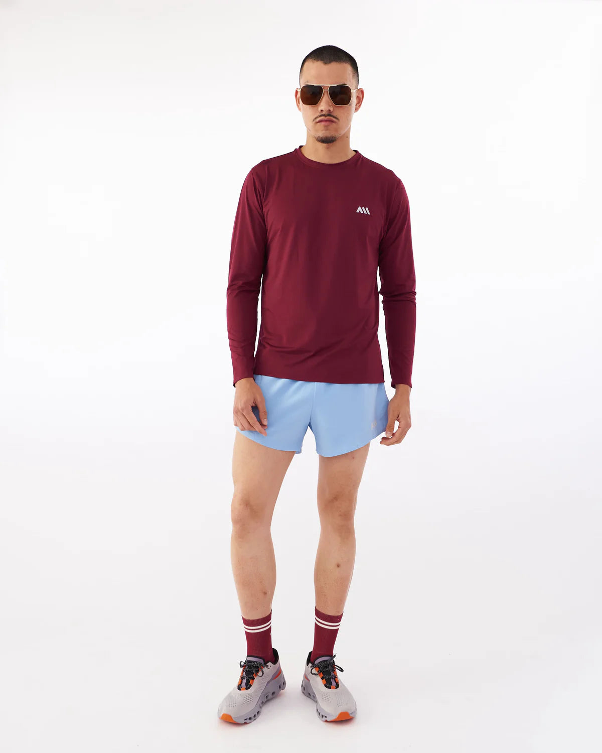 Camiseta Running Manga Larga Hombre Anonymus Morning Performance