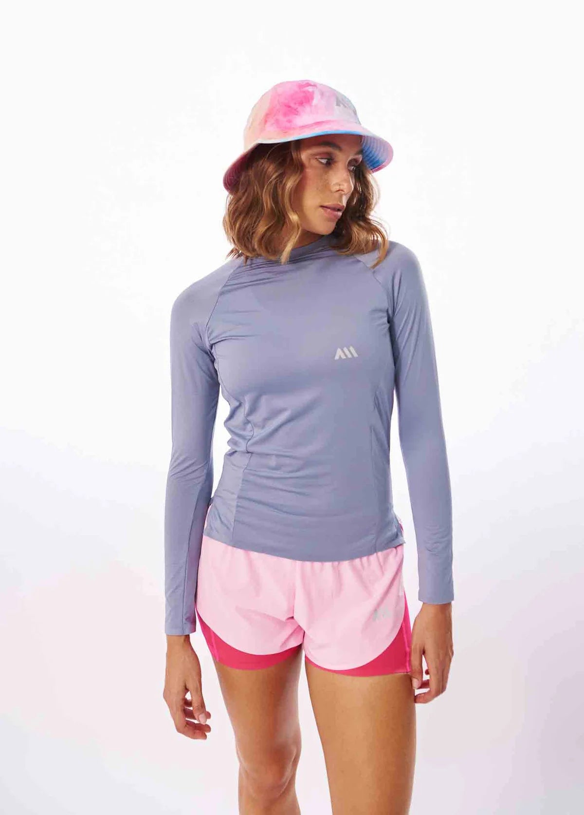 Camiseta Running Manga Larga Mujer Anonymus Morning Performance