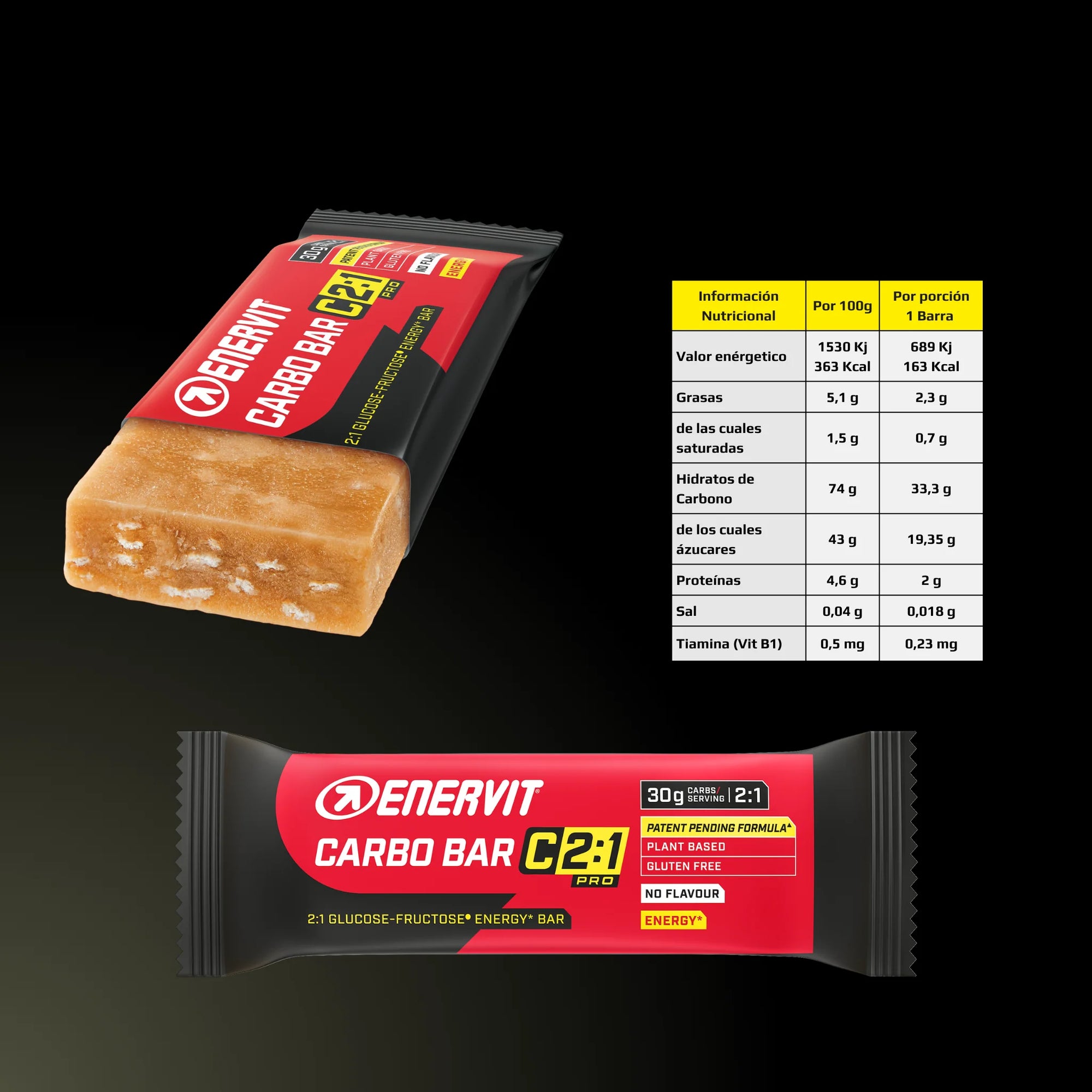 Carbo Bar C2:1 PRO Enervit No Flavour