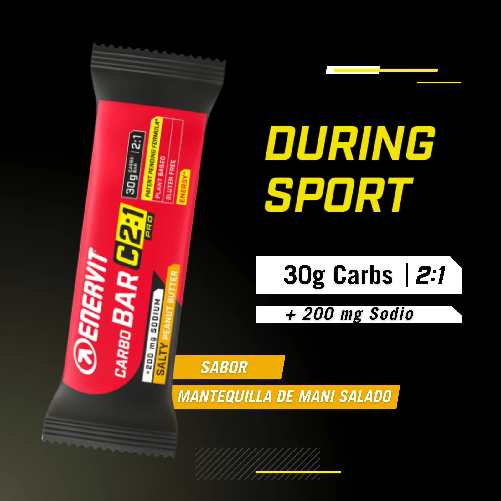 Carbo Bar C2:1 PRO Enervit Salty Peanut Butter con Sodio