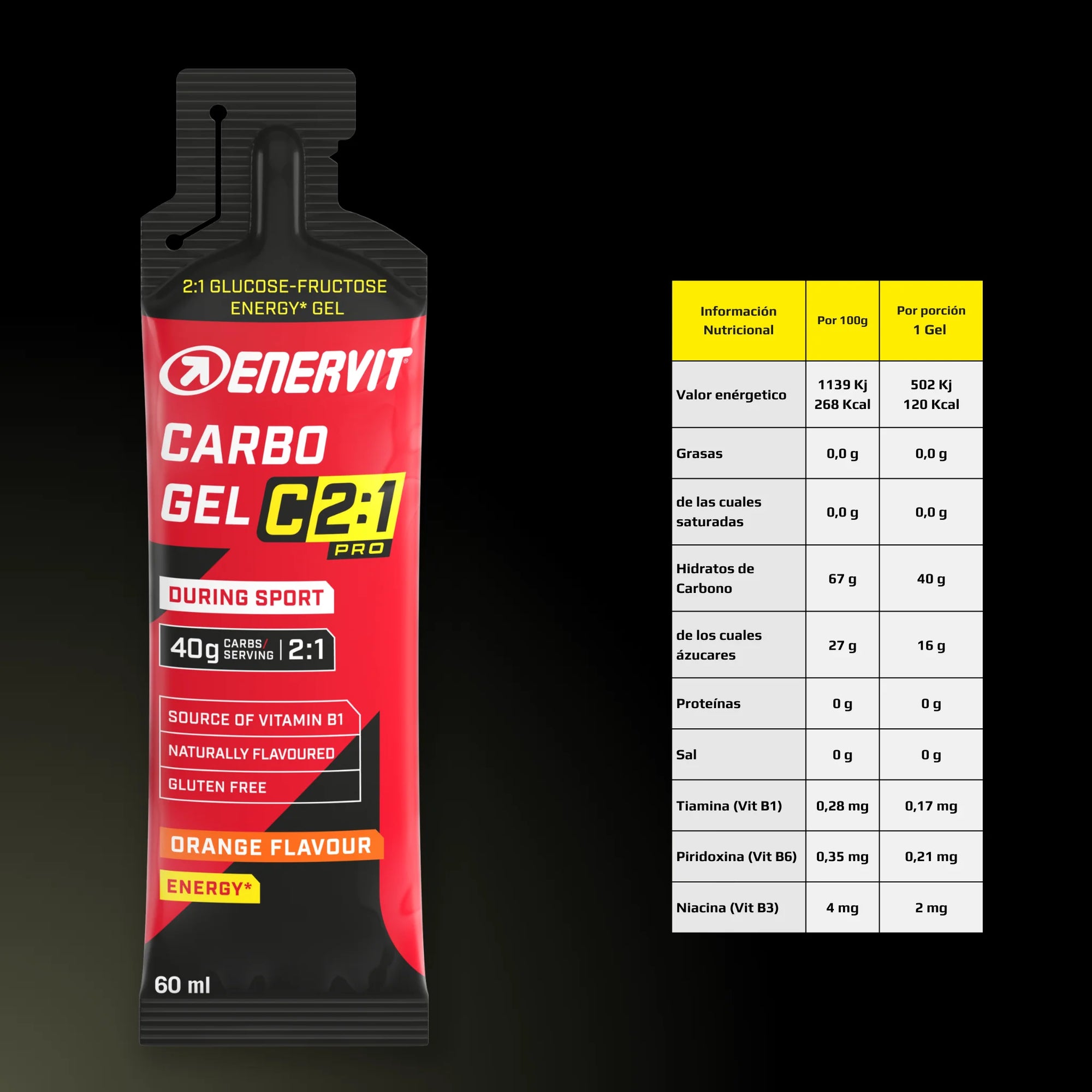 Carbo Gel C2:1 PRO Enervit Orange
