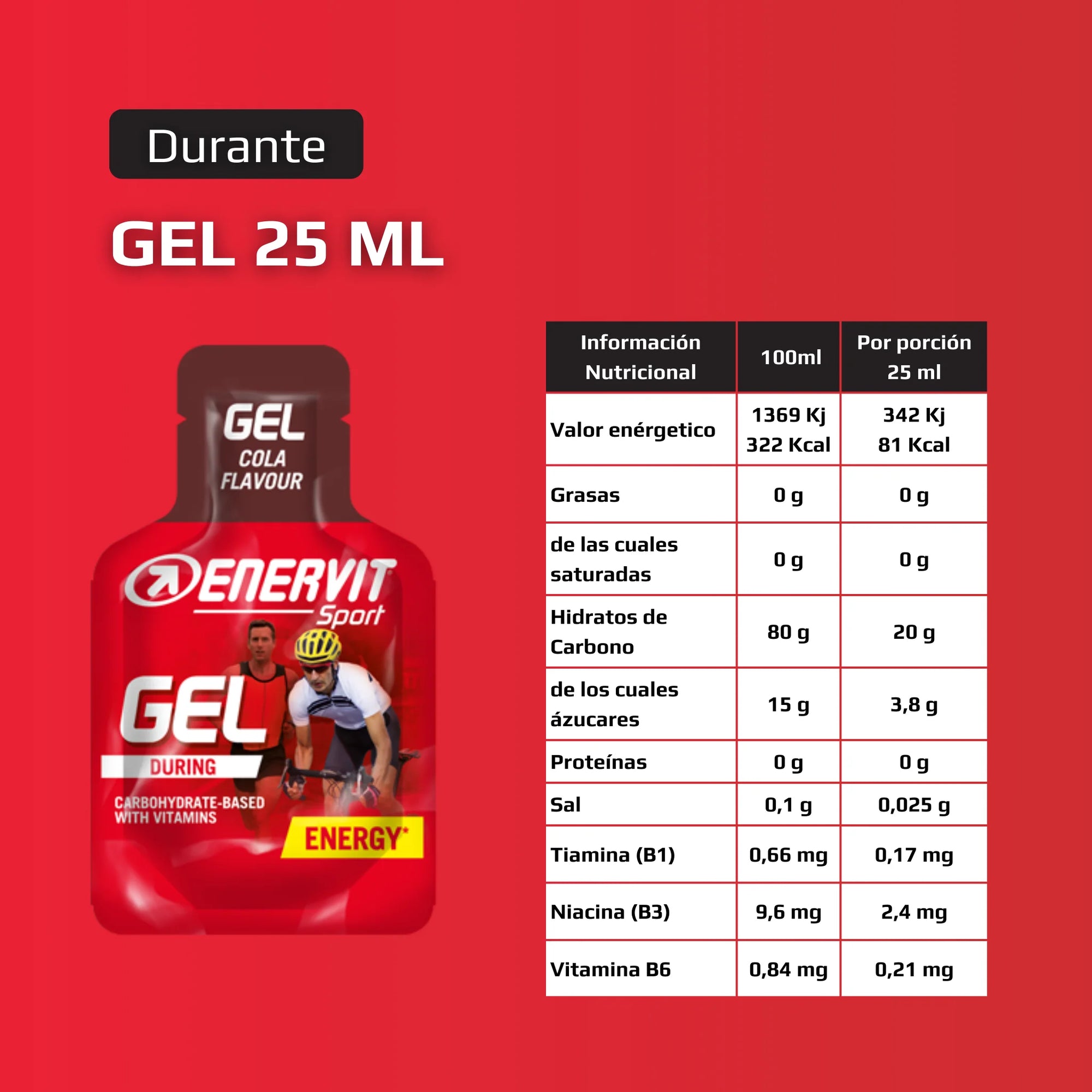 Gel Enervit Cola