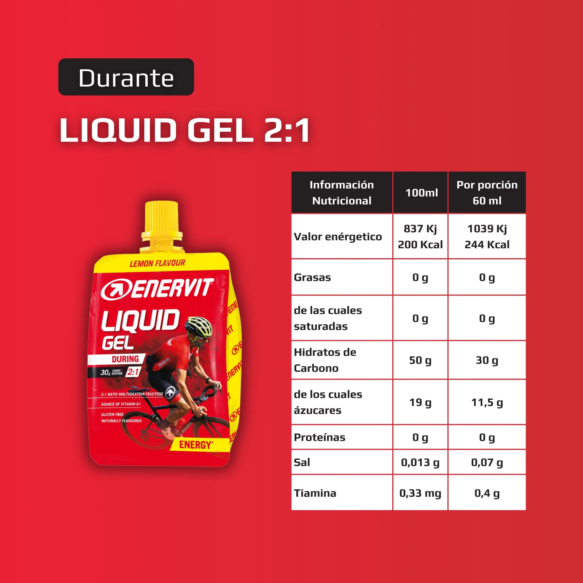 Liquid Gel Enervit Lemon