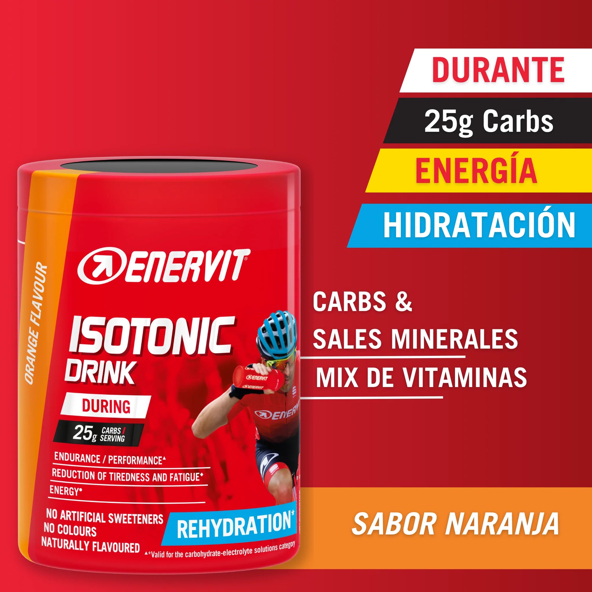 Tarro Bebida Isotónica Enervit Orange