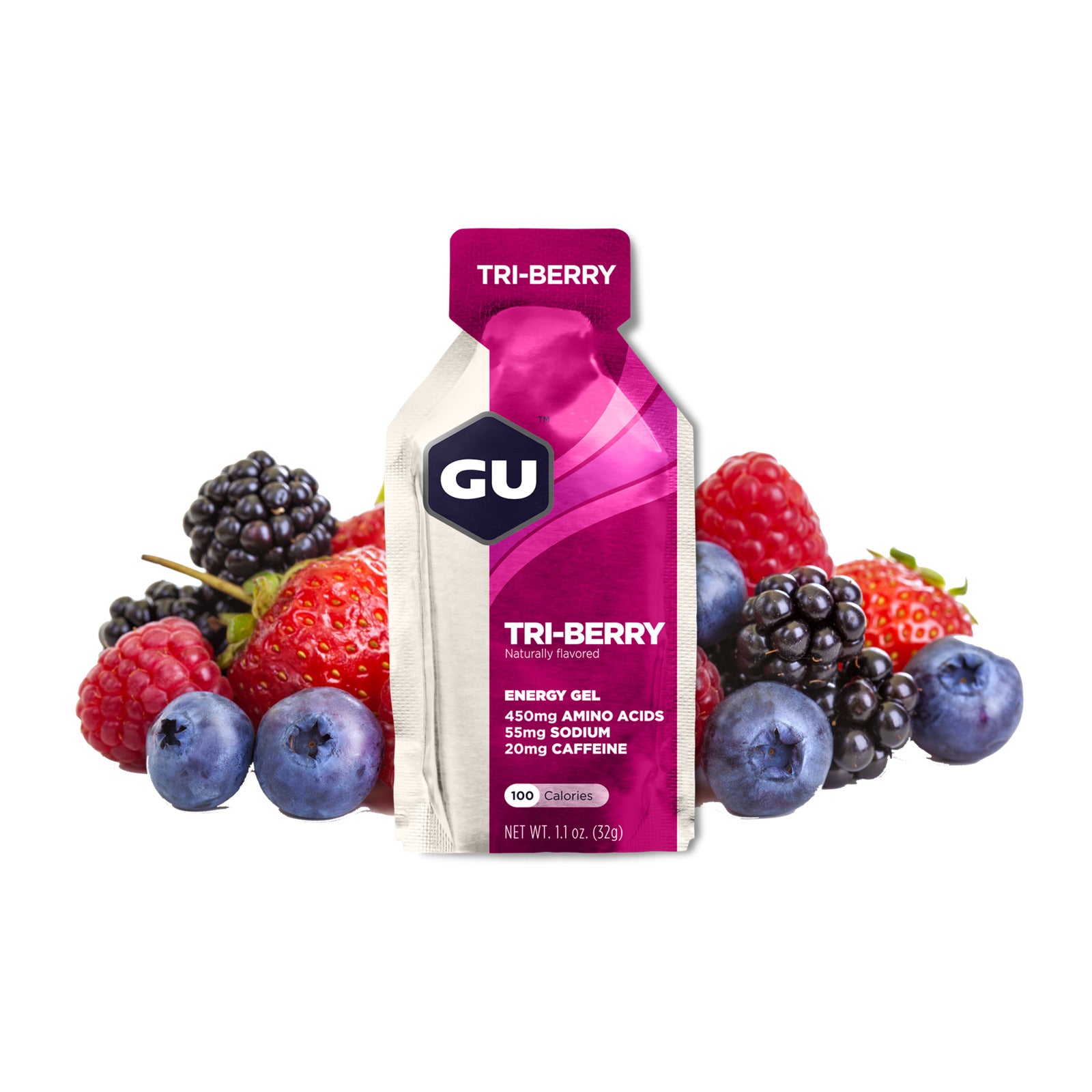 Gel Energético GU Tri-Berry + Cafeína