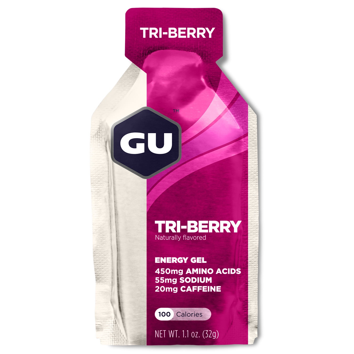 Gel Energético GU Tri-Berry + Cafeína