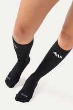 Medias blancas de compresión deportiva unisex para running – Compression Socks Anonymus Morning