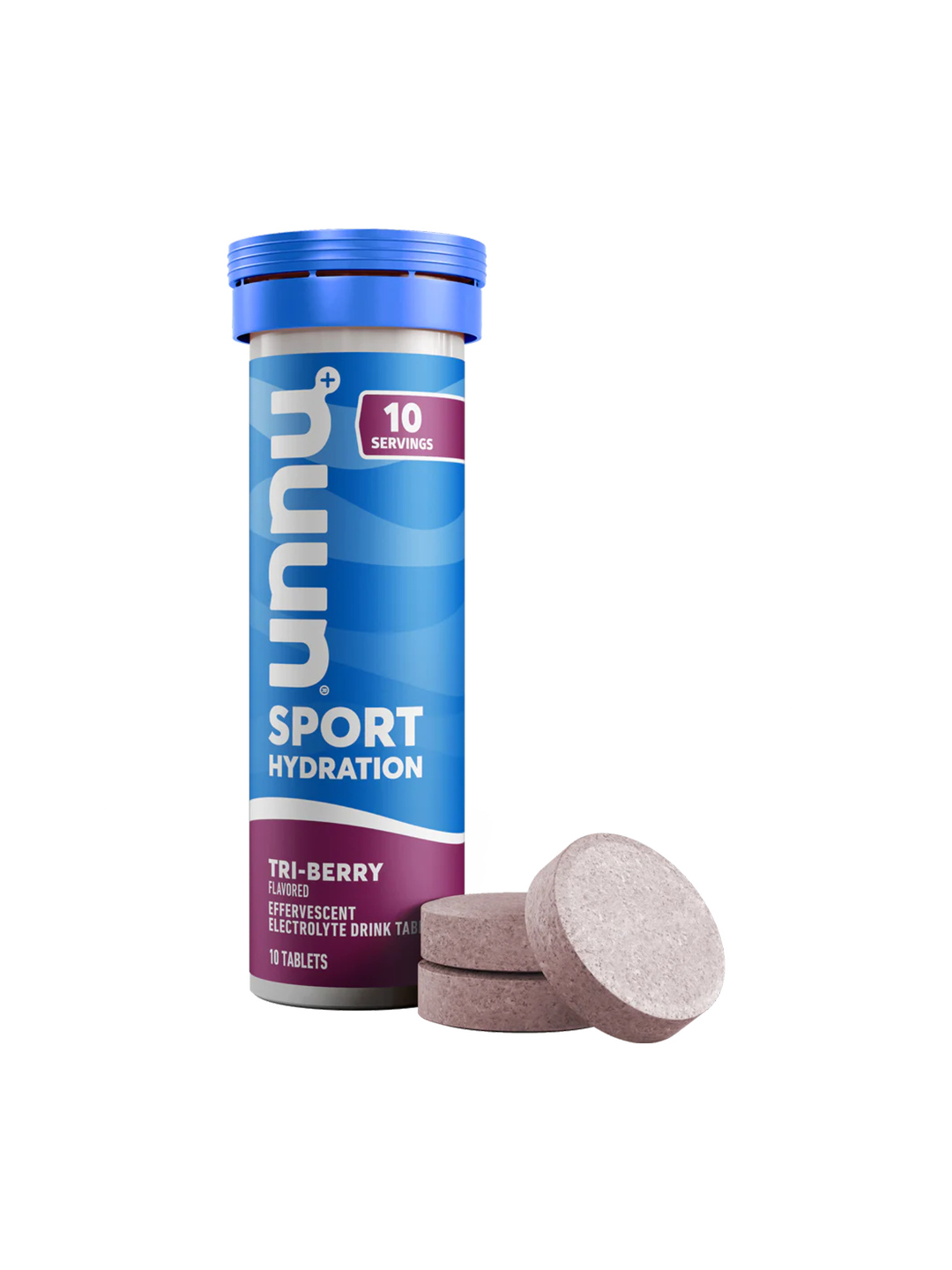 Nuun Sport Hydration Tri-Berry Tablets – Tubo x 10 unidades