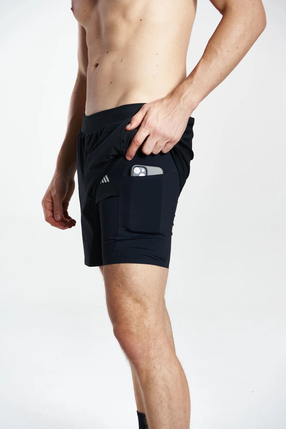 Pantaloneta Running Hombre Anonymus Morning Hyper Speed Short Licra