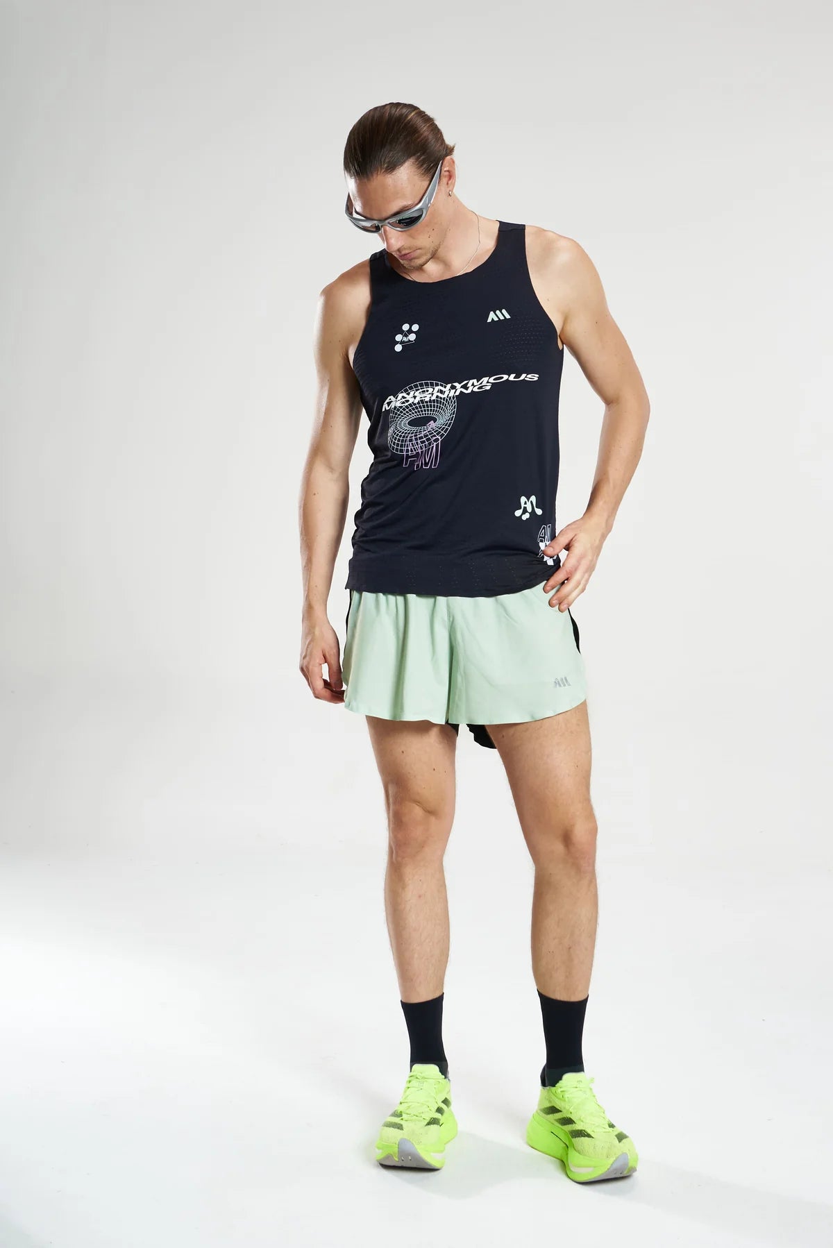 Pantaloneta Running Hombre Anonymus Morning Hyper Speed Short