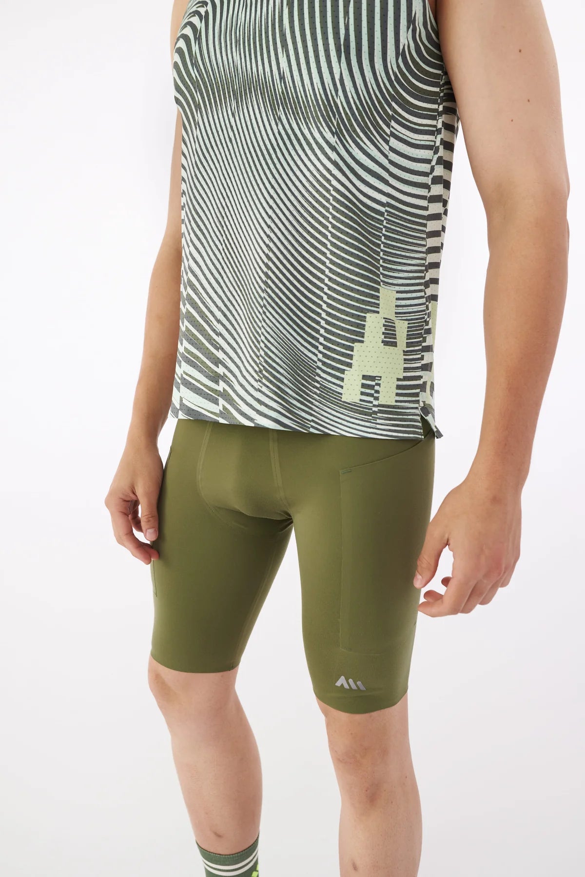 Licra Running Hombre Anonymus Morning Race Speed Biker