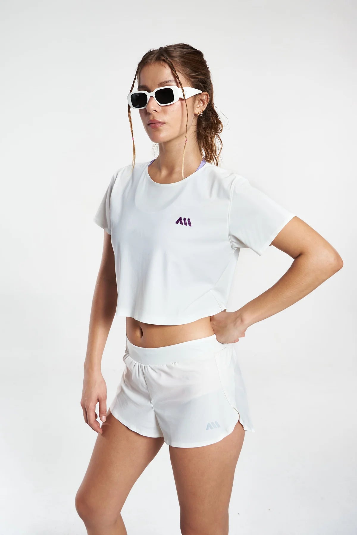 Performance Crop Top running Mujer Anonymus Morning